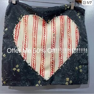 Heart Pillow Case Cover Zipper Closer New